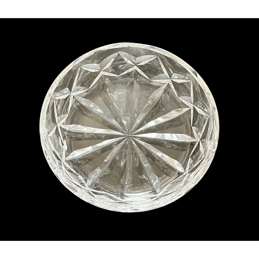 Vintage Waterford Kerry Cut Lead Crystal 3.5" Ashtray / Trinket Dish Signed - Picture 2 of 6